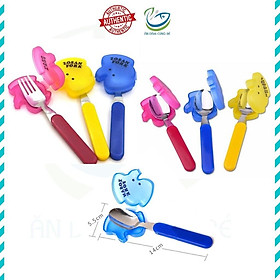 Mua THÌA INOX  DĨA INOX ZOSAN FORK NHẬT CÓ HỘP ĐỰNG HÌNH THÚ CHO BÉ