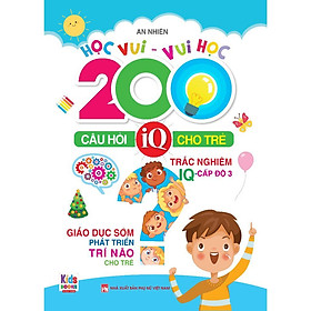 Sách - 200 Câu Hỏi IQ Cho Trẻ Cấp Độ 3 - Việt Thư