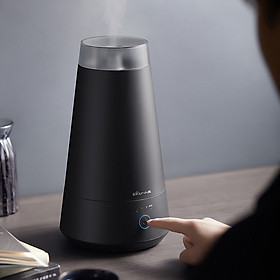 Bear humidifier bedroom silent 2 liters capacity mini aroma diffuser touch type triple purification humidifier JSQ-B20H1 transparent matte black version