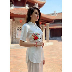 ĐỒ LAM ĐI CHÙA Tàu Phi Lụa