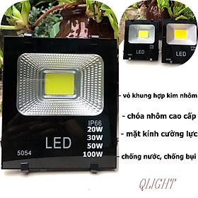 Đèn Pha Led 30W Cao Cấp Ngoài Trời COB Chiếu Sáng Công Trình, Bảng Hiệu, Sân Vườn..