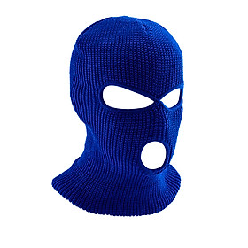 3-Hole Knitted Full Face Mask Men Women Ski Mask Warm Full Face Cover
