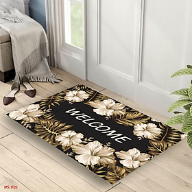 Thảm chùi chân, Thảm lau chân bali in 3d chống trơn trượt cao cấp kích cỡ 40x60cm dành cho nhà tắm, phòng ngủ, cửa ra vào, phòng khách đều đẹp, giá siêu rẻ