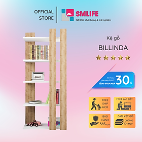 Kệ sách gia đình gỗ công nghiệp MDF cao cấp SMLIFE Billinda