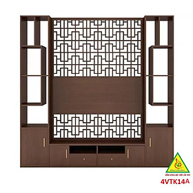 Mua Vách ngăn phòng khách  vách ngăn tủ kệ bằng gỗ 4VTK14 - Nội thất lắp ráp Viendong adv