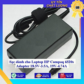 Hình ảnh Sạc dùng cho Laptop HP Compaq 6520s Adapter 18.5V-3.5A 19V-4.74A - Hàng Nhập Khẩu New Seal