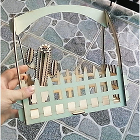 Mua Giỏ Hoa Gỗ Hàng Rào DGG1