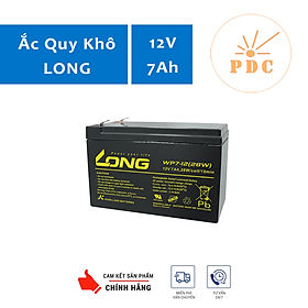 Ắc Quy LONG 12V-7AH, WP7-12 (28W) (PDC-Tech) - Hàng Chính Hãng