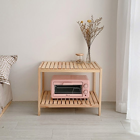 Kệ Lò Vi Sóng Khung Gỗ 2 Tầng OCHU - Oven Shelf 2F