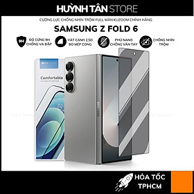 Kính cường lực cho Samsung Galaxy Z Fold 7 , Z fold 6 chống nhìn trộm full màn hình ngoài hiệu KUZOOM - Hàng chính hãng
