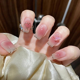 NBD 97 Móng Giả CHARM NƠ BỚM - Phom MÓNG DÀI  Lẻ