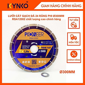 Mua LƯỠI CẮT GẠCH ĐÁ 24 RĂNG PHI Ø300MM RSA12002 chất lượng cao chính hãng