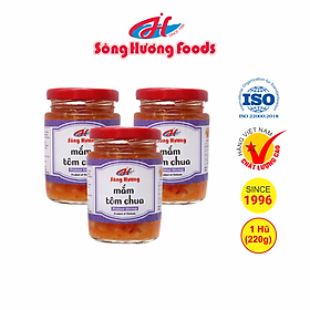 3 Hũ Mắm Tôm Chua Sông Hương Foods Hũ 220g