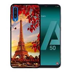 Ốp lưng cho Samsung Galaxy A50 Tháp Eiffel Mùa Thu - Hàng chính hãng