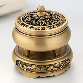 Mua Lư Đồng Xông Trầm Hương - Lư Đồng Có Ba Chân Trơn Xông Trầm Hương