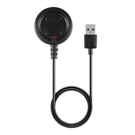 Black USB Charging Cable Charger Holder for Polar GRIT X Ignite