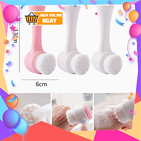 Mua  GDSG85  Giá hủy diệt  Cọ massage rửa mặt silicon 2 đầu giúp loại bỏ hoàn toàn bụi bẩn  bã nhờn trên da