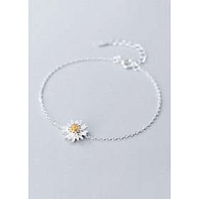 Lắc Tay Nữ | Lắc Tay Nữ Bạc S925 Hoa Cúc L2511 - Bảo Ngọc Jewelry
