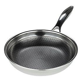 Hình ảnh Chảo rán chống dính 3 lớp đúc liền Kims Cook Blackcube siêu bền bếp từ , tặng 10 muỗng ăn
