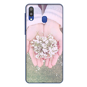 Ốp lưng điện thoại Samsung Galaxy M20 hình Đôi Tay Hoa Hồng