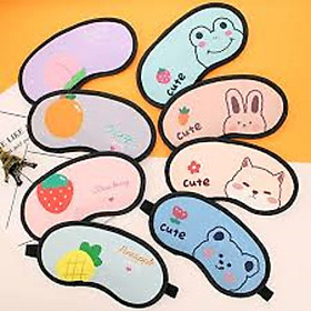 Mua Kính Ngủ Hàn Quốc Có Túi GEL Làm Mát Mắt - Miếng Bịt Mắt Che Mắt Khi Ngủ ( phát màu ngẫu nhiên )