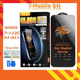 Mua Kính cường lực Full màn cho Xiaomi Redmi 12C A1 7 8 8A 9 9A 9C 9T 10 10A 10C 10X 5G chống tĩnh điện chống bụi