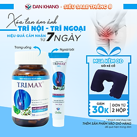 Combo co búi trĩ Trimax giảm đau rát săn se búi trĩ ngừa trĩ tái phát