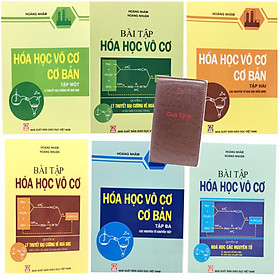 Trọn bộ 3 tập sách + sách bài tập Hóa Học Vô Cơ (tặng kèm sổ da cao cấp)