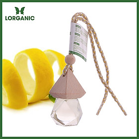Tinh dầu bưởi Lorganic treo xe hơi, tủ áo (10ml) / Tinh dầu thiên nhiên nguyên chất/ Hương thơm thanh mát, nhẹ nhàng/ Thanh lọc hông khí, thư giãn tinh thần, khử mùi hiệu quả.