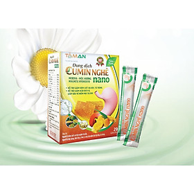 DUNG DỊCH CUMIN NGHỆ NANO- Giúp Giảm Đau Dạ Dày ( HỘP 20 GÓI DUNG DỊCH )