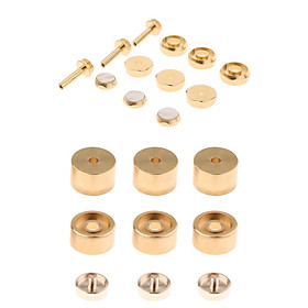 Gold-plated Trumpet Finger Button Screw Brass Instrument Parts