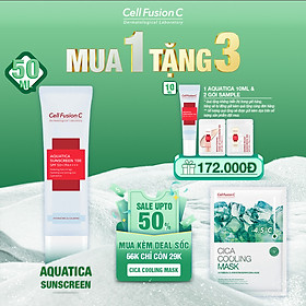 Kem Chống Nắng Cấp Ẩm & Dịu Da Cell Fusion C Aquatica Sunscreen 100 SPF 50+/PA