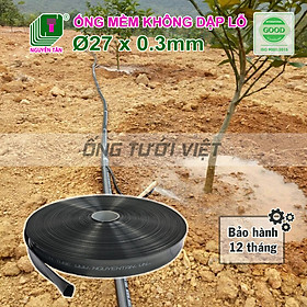 250m Ống dây tưới mềm Nguyễn Tân phi 27 - Không đục lỗ [BH 12 tháng] | Ống mềm sử dụng trong hệ thống tưới nông nghiệp