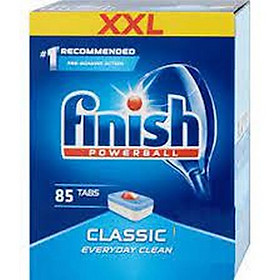 Combo Muối rửa bát Finish 4kg+Vệ sinh máy Finish