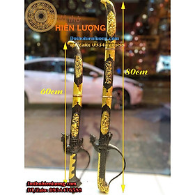 Mua Kiếm Thờ Cúng Bằng Đồng Phong Thủy Màu Nâu Đẹp Có Giá Đỡ - Đồ Thờ Hiên Lượng