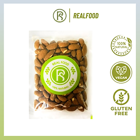 100g Hạnh nhân tươi Real Food (almonds)