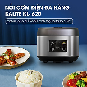 Nồi Cơm Điện Tử KALITE KL-620 Thương Hiệu Úc Công Suất 860W Dung Tích 1.8L 8 Chế Độ Nấu - Hàng Chính Hãng