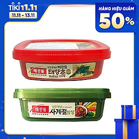 Combo 1 Hộp Tương Ớt Gochujang Taeyangcho 200G và 1 Hộp Tương Chấm Thịt Nướng Ssamjang CJ 170G