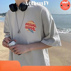 Áo thun tay lỡ nam nữ, áo phông unisex form rộng chất cotton mát mịn thấm hút mồ hôi in hình play