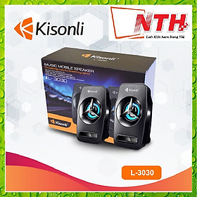 Loa 2.0 kisonli L-3030 LED-HÀNG CHÍNH HÃNG