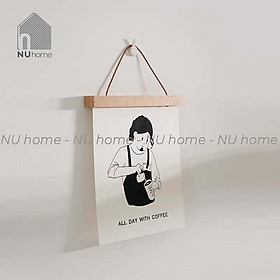 Mua Khung tranh - Niko  khung tranh trang trí bằng gỗ tự nhiên thiết kế độc đáo theo phong cách Nhật Bản