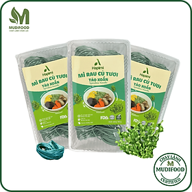 Mì Tảo Xoắn Hapimi 180g - Thực Phẩm Bổ Sung Dinh Dưỡng Cho Cả Gia Đình, Ăn Chay, Healthy, Eatclean