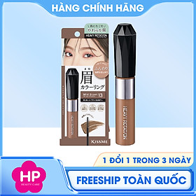 Mascara Chải Đổi Màu Lông Mày Chống Trôi Siêu Bền Kissme Heavy Rotation Coloring Eyebrow Ex - Màu Nâu Nhạt Ex #13