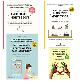 Sách – Combo 4 cuốn Montessori (PN)
