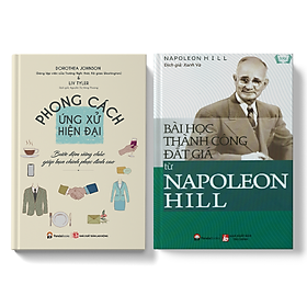 Sách PANDABOOKS Combo 2 cuốn Phong cách ứng xử hiện đại+bài học thành công đắt giá từ Napoleon Hill