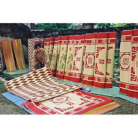 Mua Chiếu cói in hoa chải ăn cơm  chải giường loại trung kt 1m6