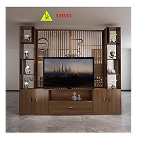 Mua Kệ tivi kiêm vách ngăn phòng khách và nhà bếp 3VTV01 - Nội thất lắp ráp Viễn Đông