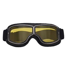 Leather Vintage Scooter Goggles Pilot Ski Sunglasses Helmet Eyewear Frame