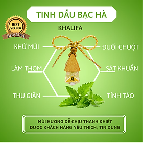 Tinh dầu bạc hà nguyên chất Khalifa đuổi chuột hiệu quả