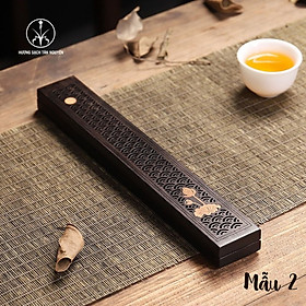 Mua Đế cắm nhang Tân Nguyên  đế nhang  hộp khảm kim đốt nhang không tăm bằng gỗ cao cấp